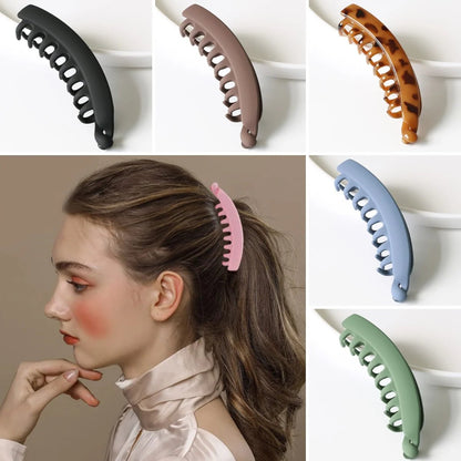 🥳HOT SALE🥳💞50K+ SOLD! Banana Hair Clips – From £6.99! Non-slip, easy open & 6 colors. Elegant ponytails – grab yours! ✅