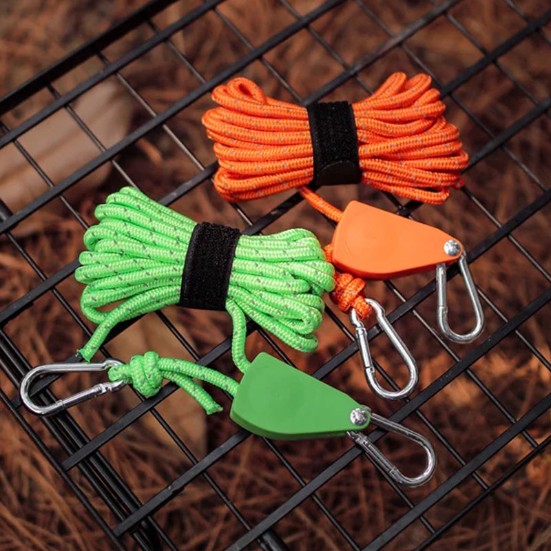 🔥Hot for School🪢Portable Adjustable Fix Camping Rope🌳