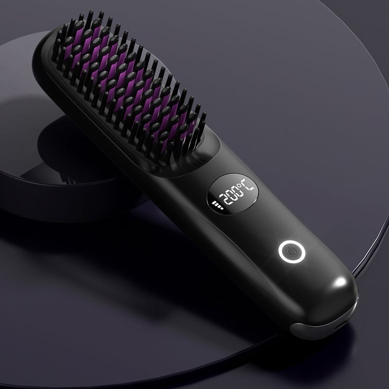 💖LAST DAY 49% OFF💖2-in-1 Straightening &Cordless hair straightener with LED display