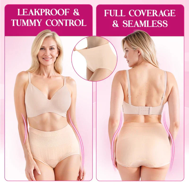 💥End of the year sale – 50% off💞 Leak-proof high-waisted tummy control panty that lifts your butt