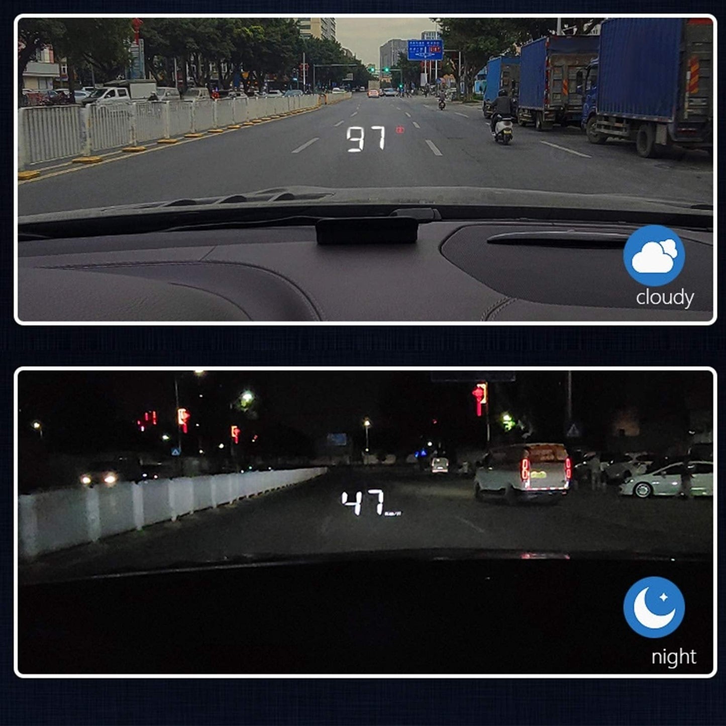 💝Car HUD Speedometer Display Windshield Projector🚗