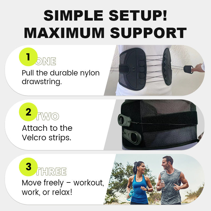 🥳2026 HOT SALE🥳Adjustable Lumbar Support Belt Lower Back Brace