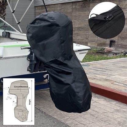 🎃Halloween Deal 50% OFF!🚤420D Full Outboard Engine Cover – Weather-Resistant Protection for Storage