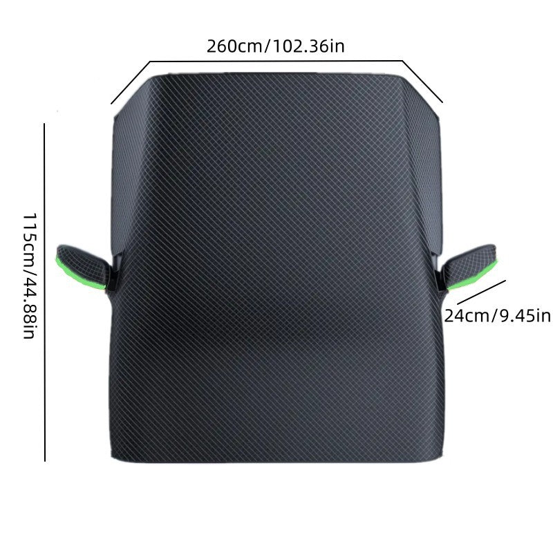 ❄️50% OFF NOW! Windshield Anti-Snow & Anti-Frost Cover with Mirror Protection – Waterproof Windproof Car Front Window Snow Shield, Winter Car Windshield Protector