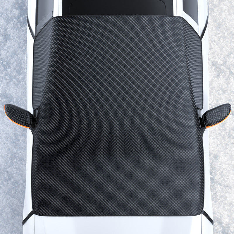 ❄️50% OFF NOW! Windshield Anti-Snow & Anti-Frost Cover with Mirror Protection – Waterproof Windproof Car Front Window Snow Shield, Winter Car Windshield Protector