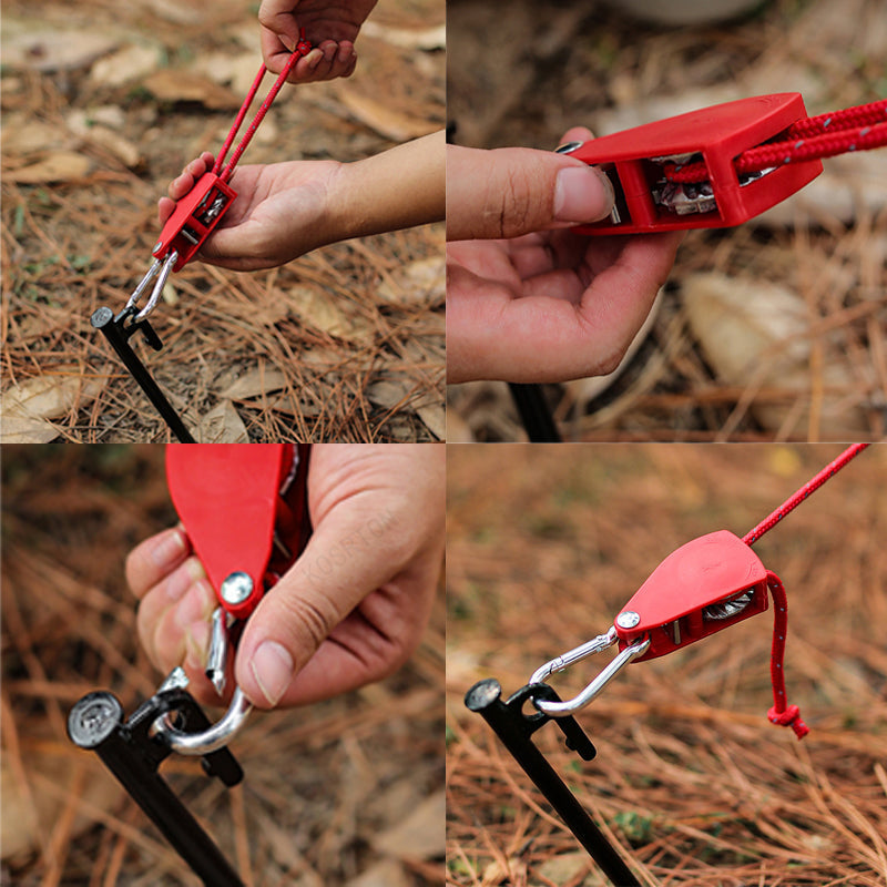 🔥Hot for School🪢Portable Adjustable Fix Camping Rope🌳
