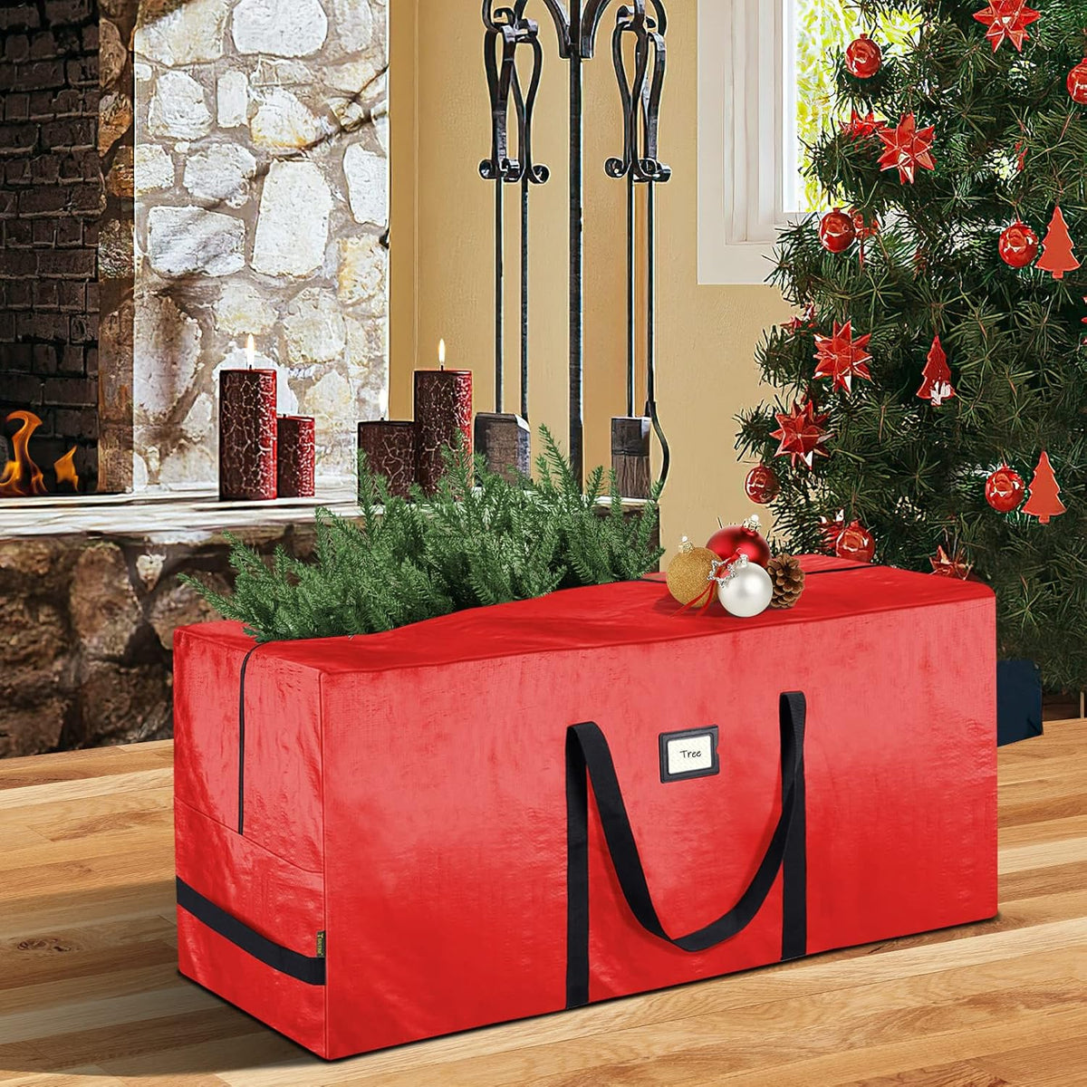 🎄 50% OFF NOW ! 🎅 Christmas Tree Durable Waterproof Storage Bag – Easy to Carry, Protects from Dust & Moisture 🎁
