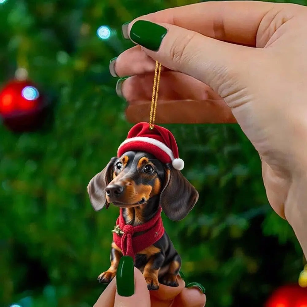 🎄🎁Christmas Sale! BUY 1 GET 1 FREE! 🐕 Puppy-Shaped Christmas Tree Ornaments