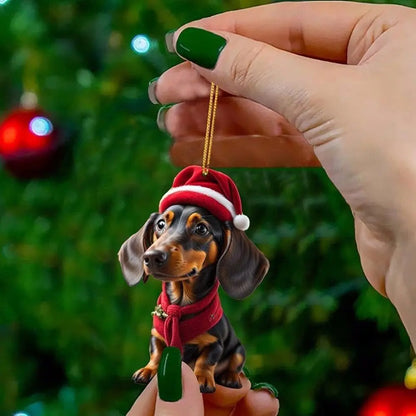 🎄🎁Christmas Sale! BUY 1 GET 1 FREE! 🐕 Puppy-Shaped Christmas Tree Ornaments