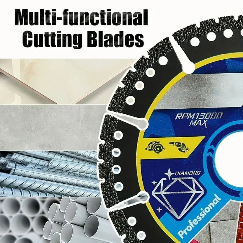 🔥50% Off!💎 4.5" Multi-Material Diamond Blade – Durable & Reliable Cutting for Tile, Stone & Concrete 🛠️⚙️