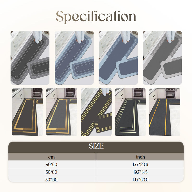 🥳Limited time hot sale🔥Non-Slip & Super Absorbent Floor Rugs🦶