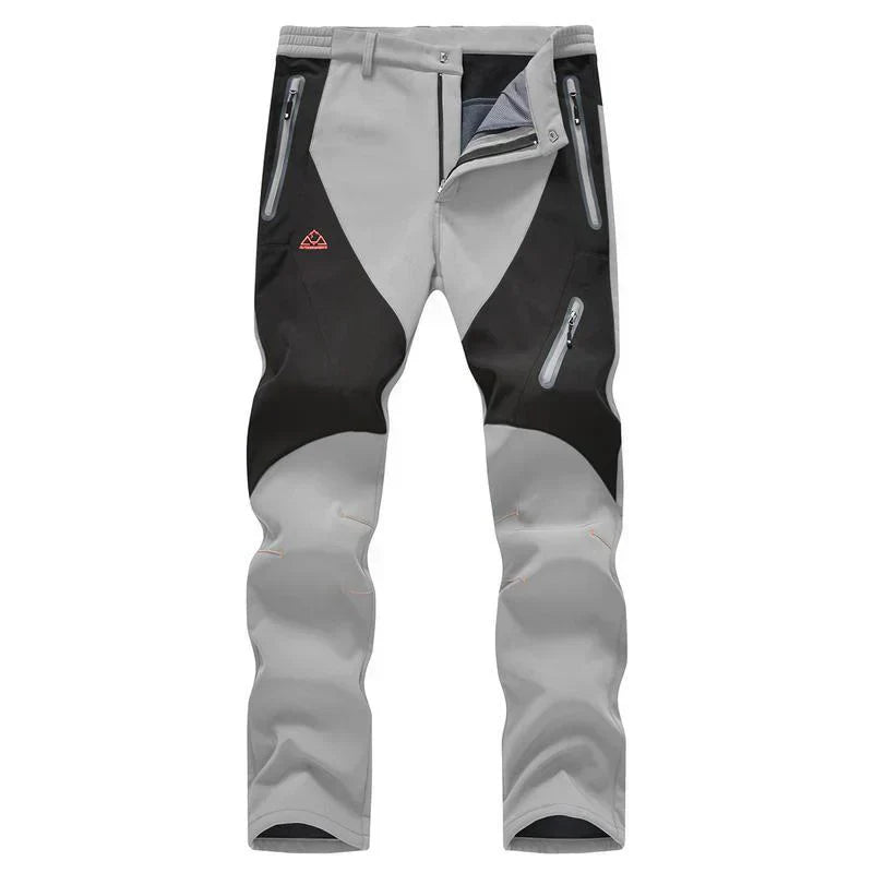 🏆LAST DAY SALE 50% OFF!!🔥Men's Waterproof Winter Trousers with Fleece Lining Cargo Pants