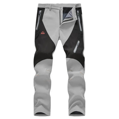 🏆LAST DAY SALE 50% OFF!!🔥Men's Waterproof Winter Trousers with Fleece Lining Cargo Pants