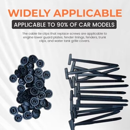 🔧🔗 Universal Nylon Cable Tie Buckles – Quick Snap-On Fastening for Repairs