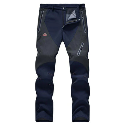 🏆LAST DAY SALE 50% OFF!!🔥Men's Waterproof Winter Trousers with Fleece Lining Cargo Pants