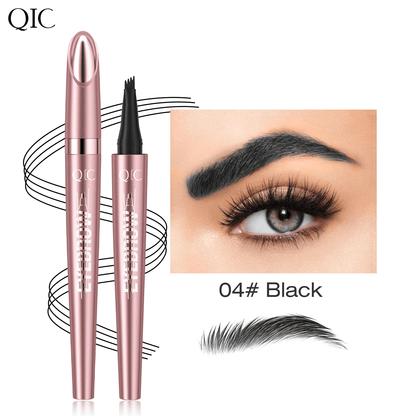 🏆 Last Day Special Price £9.99! 💐 BUY 1 GET 1 FREE 🖌️3D Microblading Eyebrow Pencil – 4-prong tip creates natural hair-like strokes. 🎁
