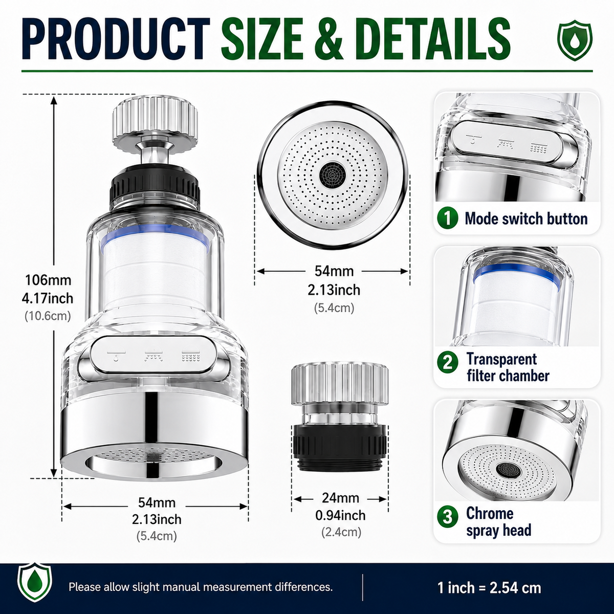 ⏳🔥LIMITED-TIME 50% OFF! ⏰🚰360°Rotating Faucet Filter‑Splash‑Proof Water Purifier💧