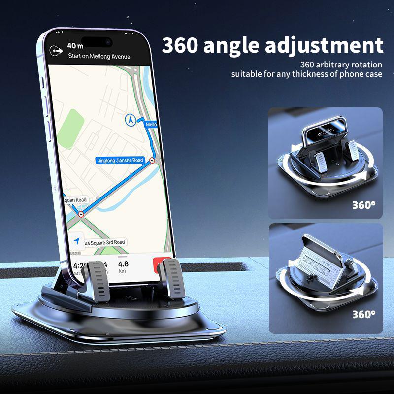 ⌛️50% OFF🔥Over 45,000 Sold! 🚗 Car Phone Holder with Non-Slip Suction Cup – 360° Adjustable & Anti-Shake 📱