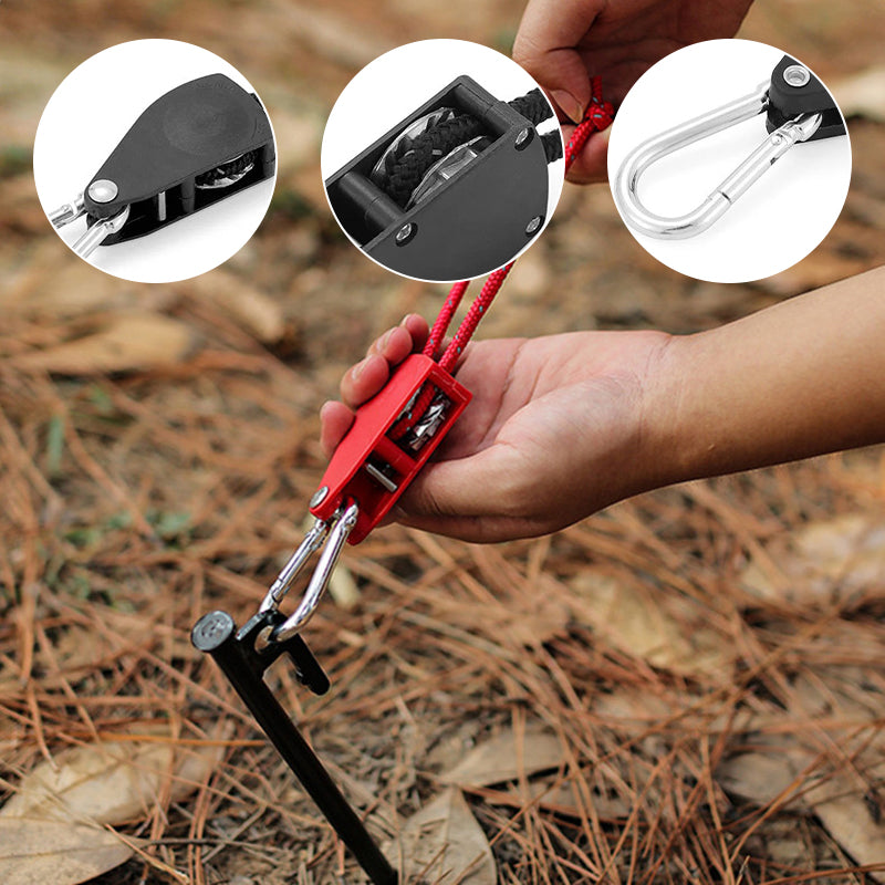 🔥Hot for School🪢Portable Adjustable Fix Camping Rope🌳