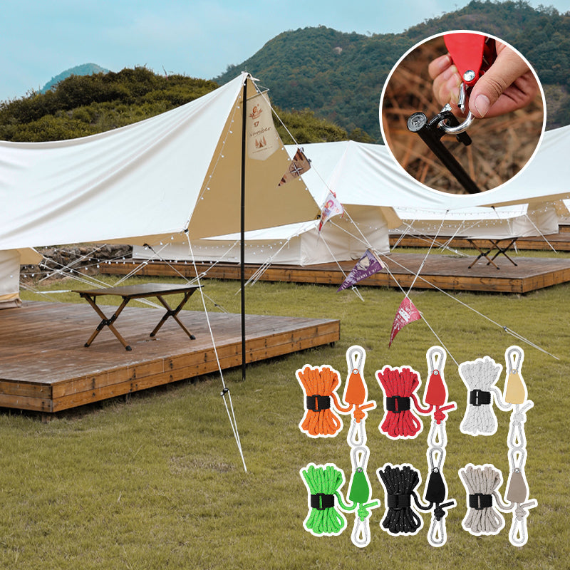 🔥Hot for School🪢Portable Adjustable Fix Camping Rope🌳
