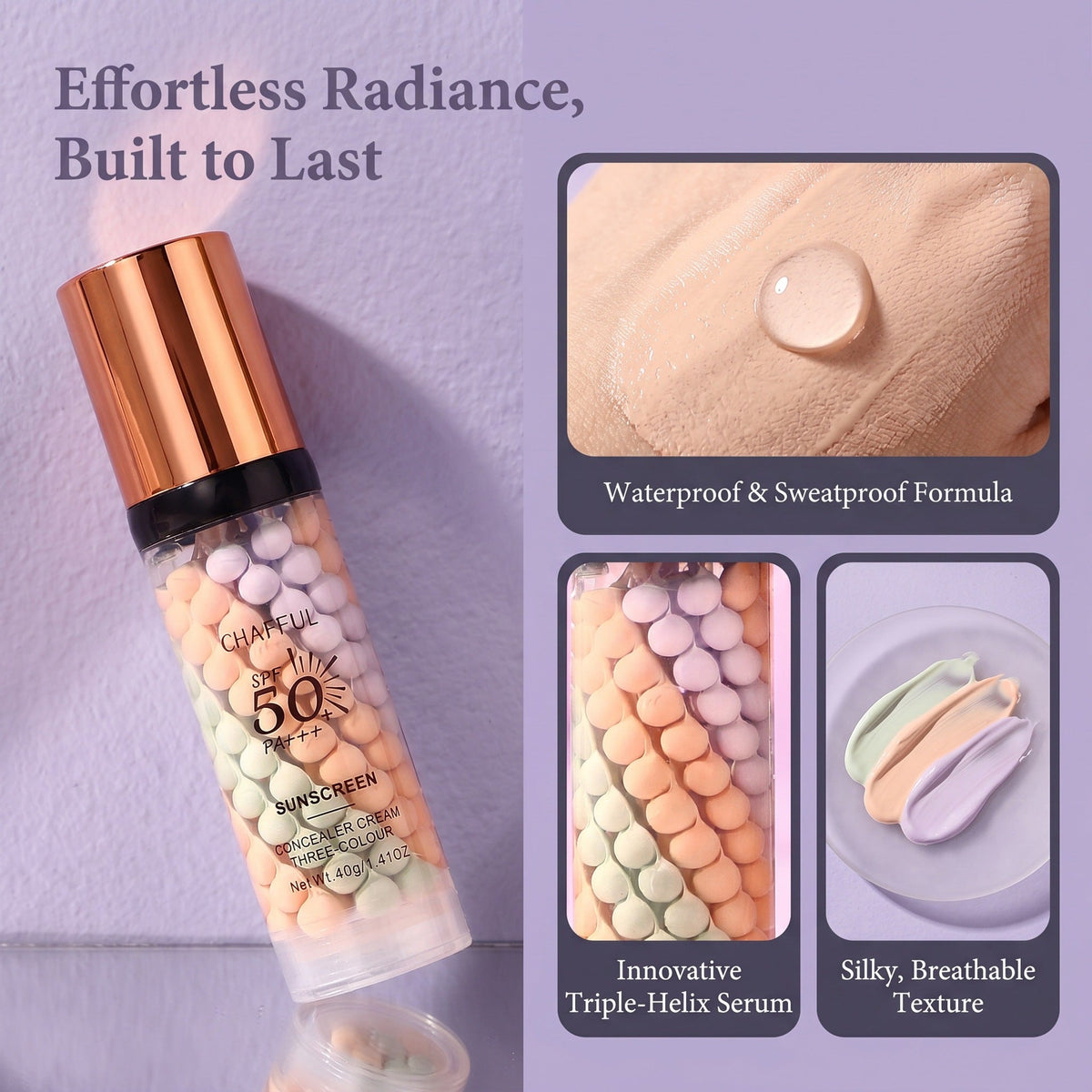 💖LAST DAY - BUY 2 GET 1 FREE🫧3-In-1 Multi-Functional Primer For Face Before Makeup