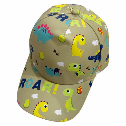 🔥🎁NEW ARRIVAL 50% OFF🔥Adjustable Kids Cap With Dinosaur Print