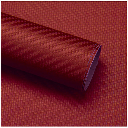 🚗 3D/6D Carbon Fiber Interior Trim Film – Self-Adhesive Car Wrap