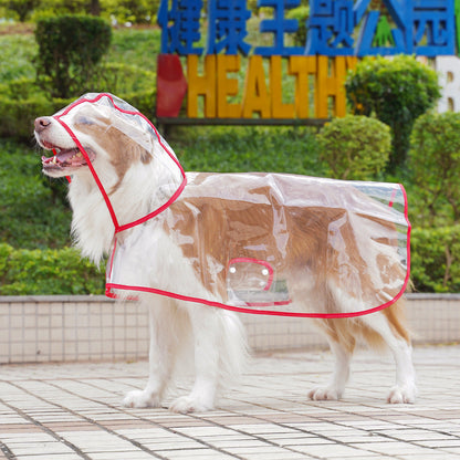 Transparent Raincoat For Dog