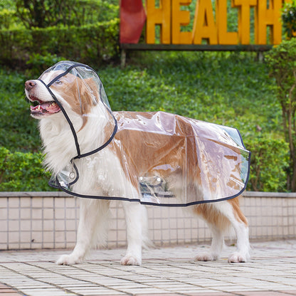 Transparent Raincoat For Dog