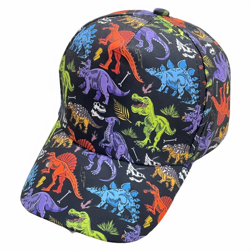 🔥🎁NEW ARRIVAL 50% OFF🔥Adjustable Kids Cap With Dinosaur Print