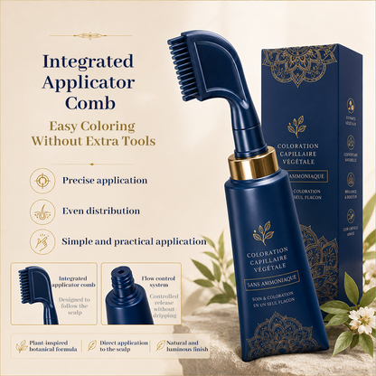 ⏳🔥LIMITED-TIME 50% OFF! ⏰Herbal Hair Dye Comb for Home Use💇‍♀️