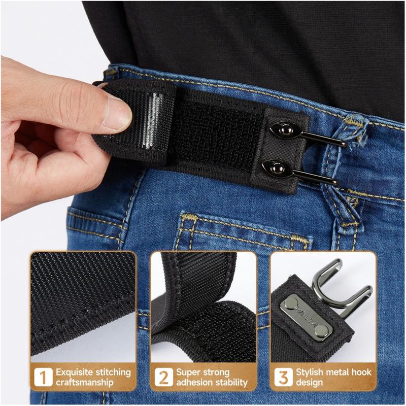 🏆 Last Day Special Price £9.99 ! Tactical Metal Hook Elastic Belt (Unisex)