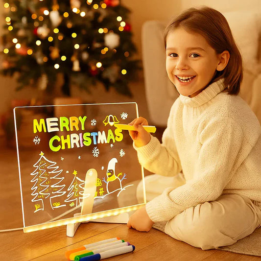 ✨LAST WEEK SPECIAL PRICE: ￡13.99!!⏳🎨Luminous Led Drawing Board For Children
