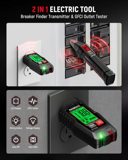 Circuit Breaker Finder Tool with Alert LCD Display