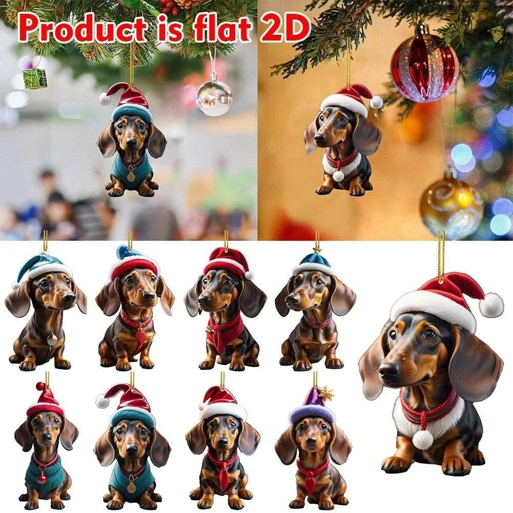 🎄🎁Christmas Sale! BUY 1 GET 1 FREE! 🐕 Puppy-Shaped Christmas Tree Ornaments