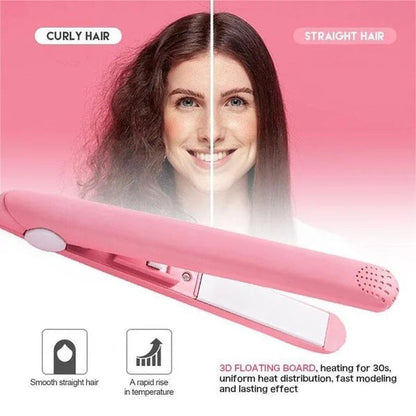 💇Professional 2-in-1 ceramic curling iron – 30-second fast heating, intelligent temperature control for healthy hair