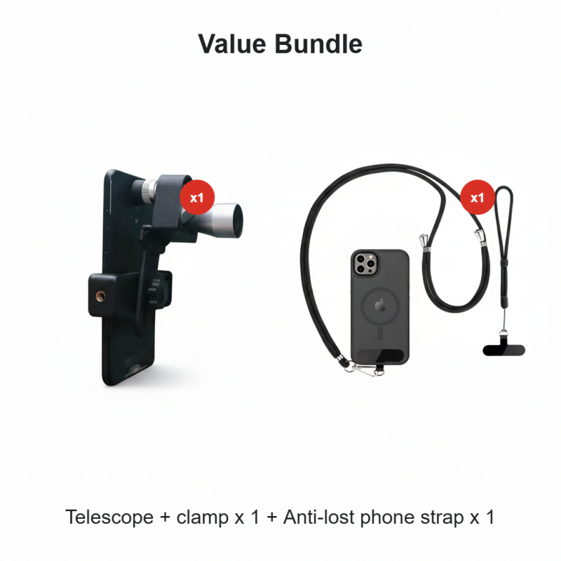 🏆 Limited Offer: 50% off 🔥Mini Pocket Monocular with Smartphone Clip
