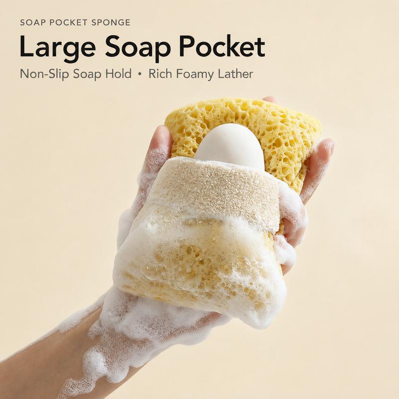 🌞Summer Sale: 50% Off🔥🧼Double-Sided Bath Foaming Pouch🧽