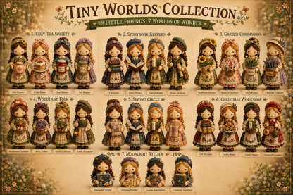 🎁Last Day:69% OFF🧵 Tiny Worlds Collection – Patchwork DIY Kit Series