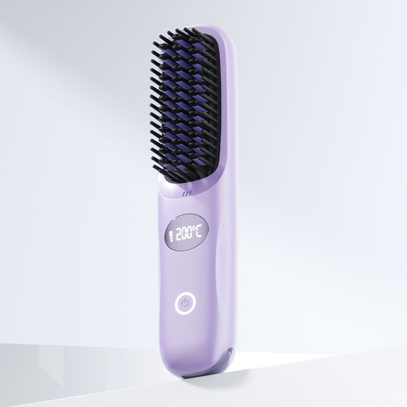 💖LAST DAY 49% OFF💖2-in-1 Straightening &Cordless hair straightener with LED display