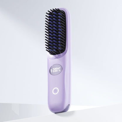 💖LAST DAY 49% OFF💖2-in-1 Straightening &Cordless hair straightener with LED display