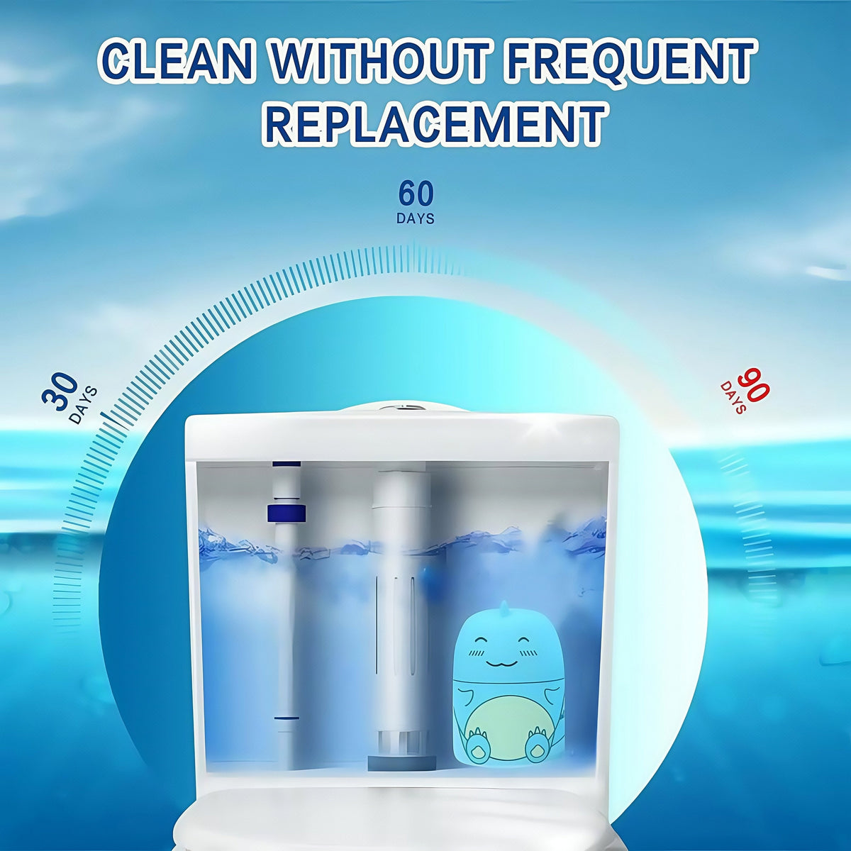 🥳2026 HOT SALE🥳💞50K+ SOLD!🚽✨ 50% OFF! Magic Toilet Cleaning Deodorant – 90‑day long‑lasting, auto‑cleans with every flush. Removes stains & odours – no scrubbing! 🌸💧