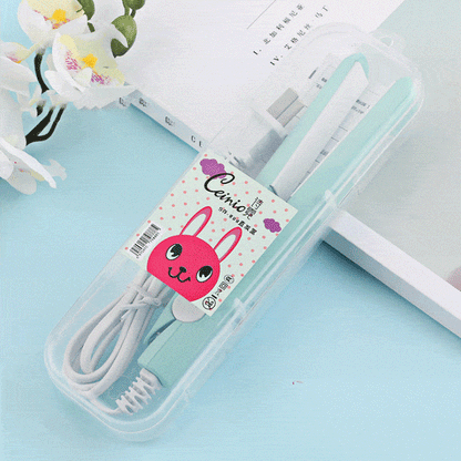 💇Professional 2-in-1 ceramic curling iron – 30-second fast heating, intelligent temperature control for healthy hair