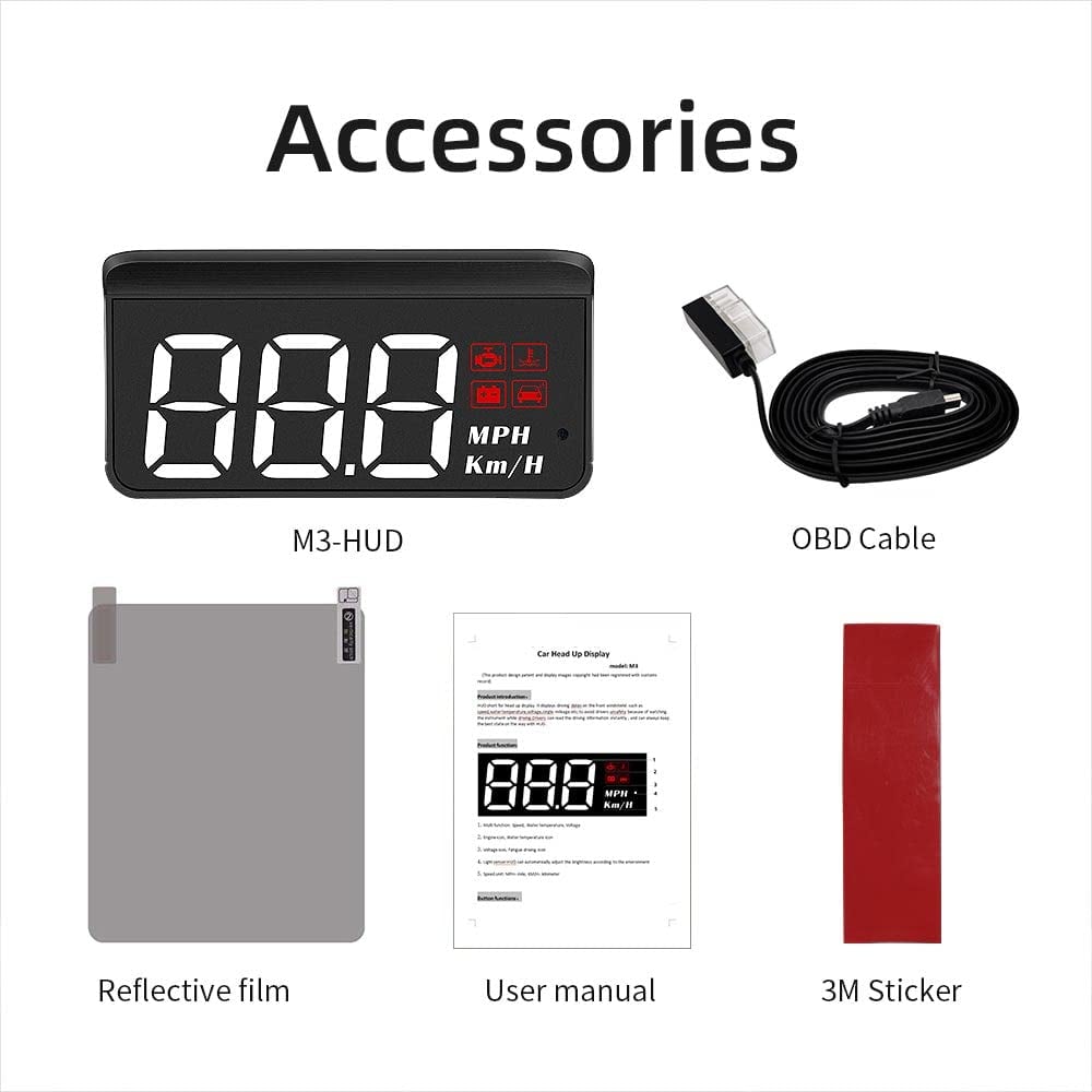 💝Car HUD Speedometer Display Windshield Projector🚗