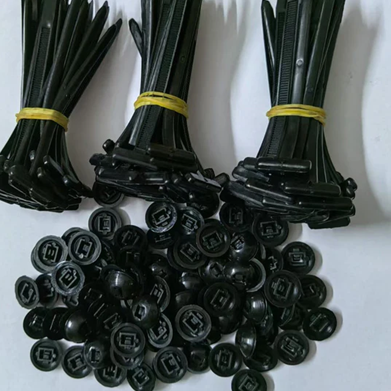 🔧🔗 Universal Nylon Cable Tie Buckles – Quick Snap-On Fastening for Repairs