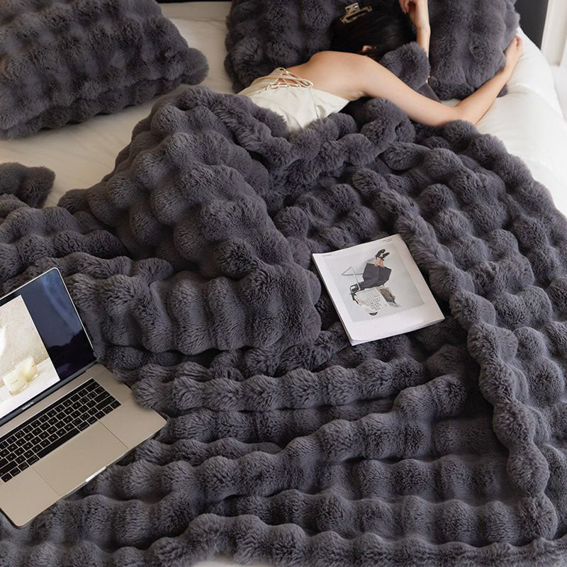 ☁️Wrap Yourself in Comfort | Luxury Double-Sided Soft Fluffy Blanket🎁 Super Fluffy Soft Blanket