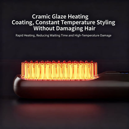 💖LAST DAY 49% OFF💖2-in-1 Straightening &Cordless hair straightener with LED display