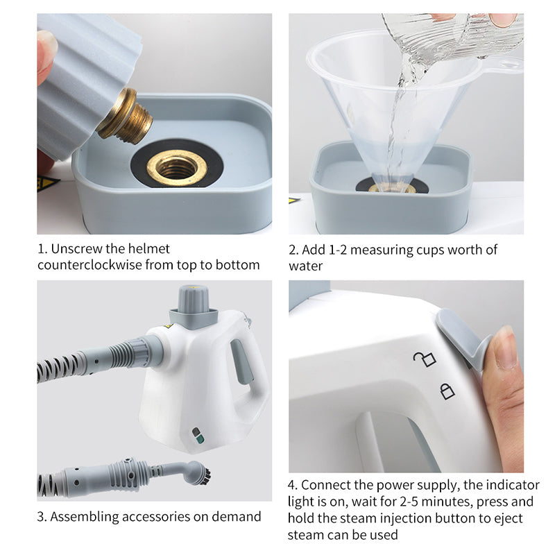 📢📢Big Sale Now On!⏰Multipurpose Handheld Steam Cleaner Set for Home✨