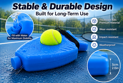⏰🔥LIMITED TIME - 🎾 Portable Solo Tennis Trainer Rebounder – Improve Your Game Anywhere, Anytime 💪✨