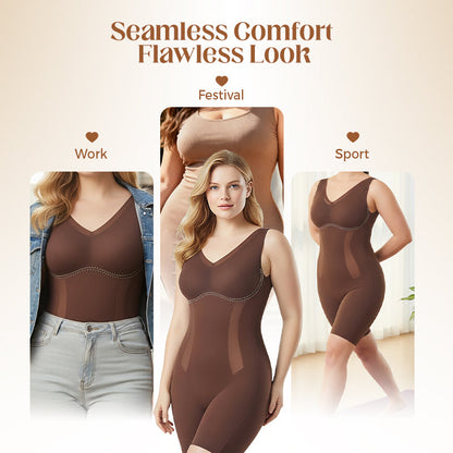 🥳2026 SPRING HOT 🥳💞50K+ SOLD!💕🦋 50% Off – One-Piece Traceless Shapewear! Embrace your curves with gentle lift & control. Breathable, invisible fit for all-day ease & a smoother you. 🦢🌸